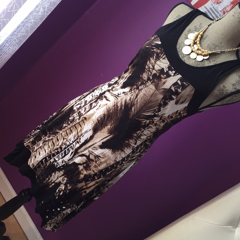 Black and brown Kensie dress